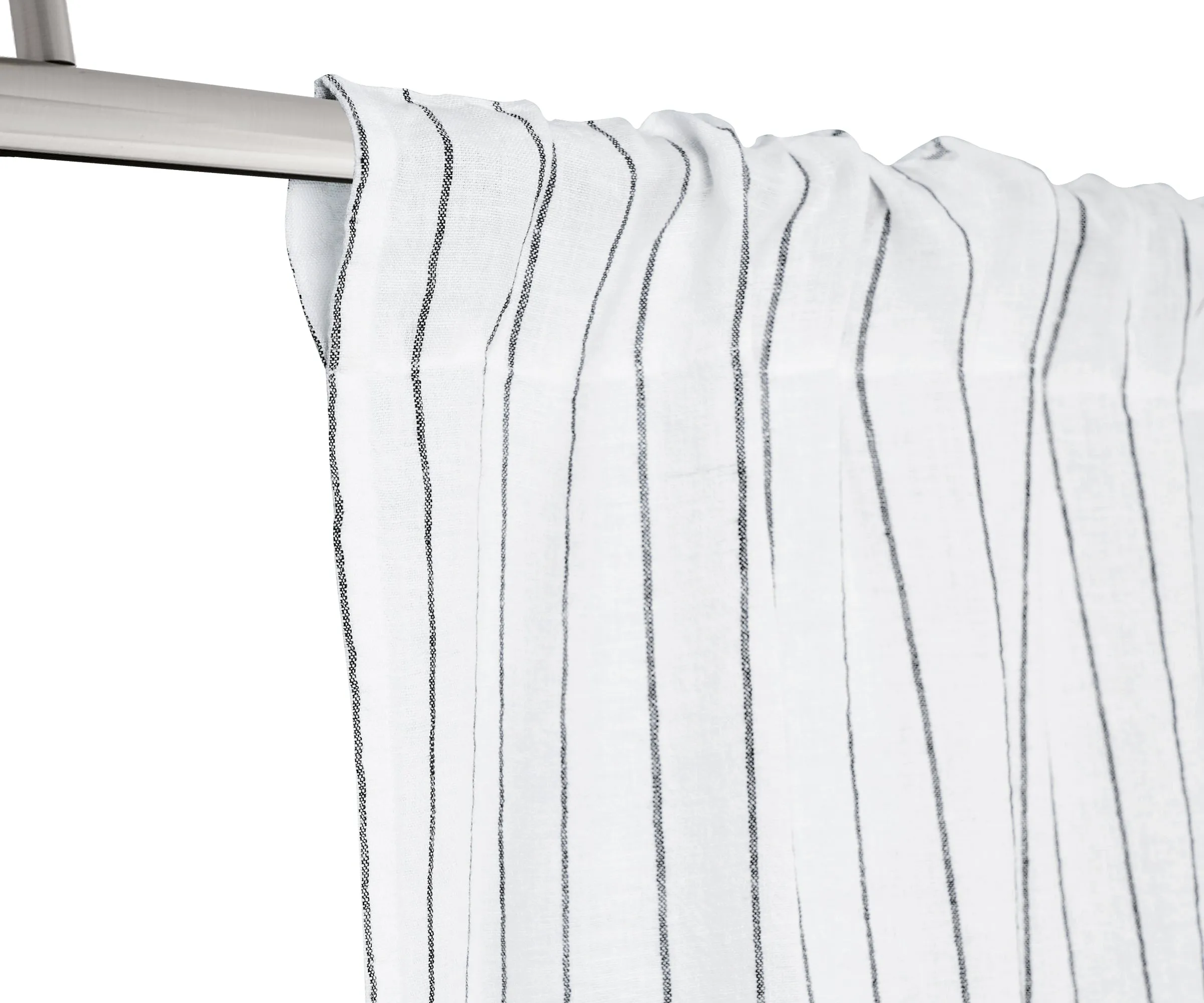 100 % Linen Curtains - White Curtains