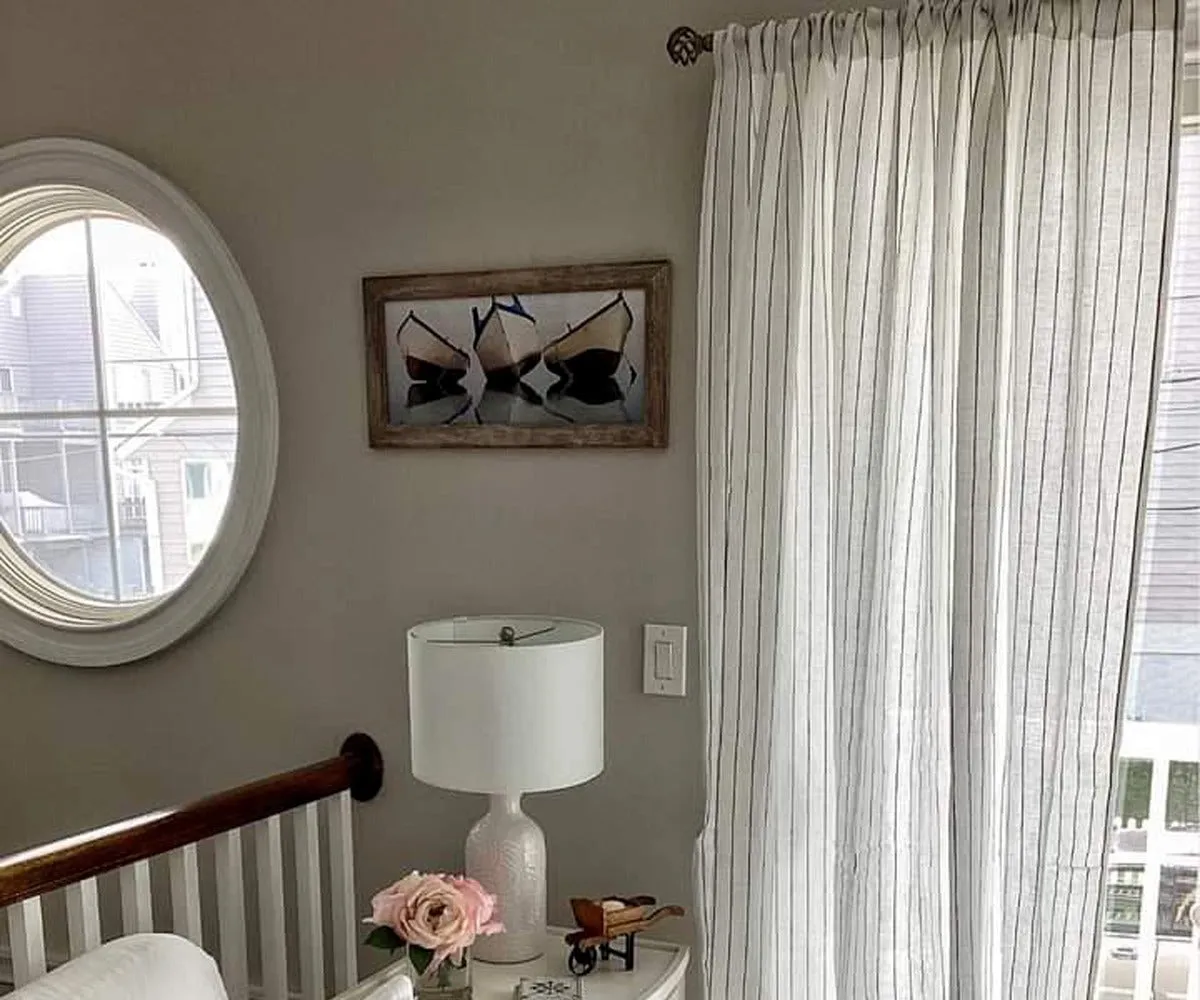 100 % Linen Curtains - White Curtains