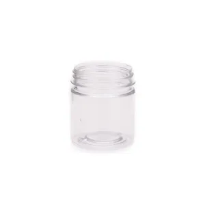 100ml PET Plastic Jar Bottle Round with Screw Lid PET53-701C