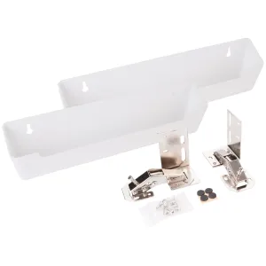 11" Slim Depth Plastic Tip-Out Tray Kit for Sink Front