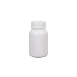 125ml Tablet Bottle Plastic Container with White Cap and Seal 38mm