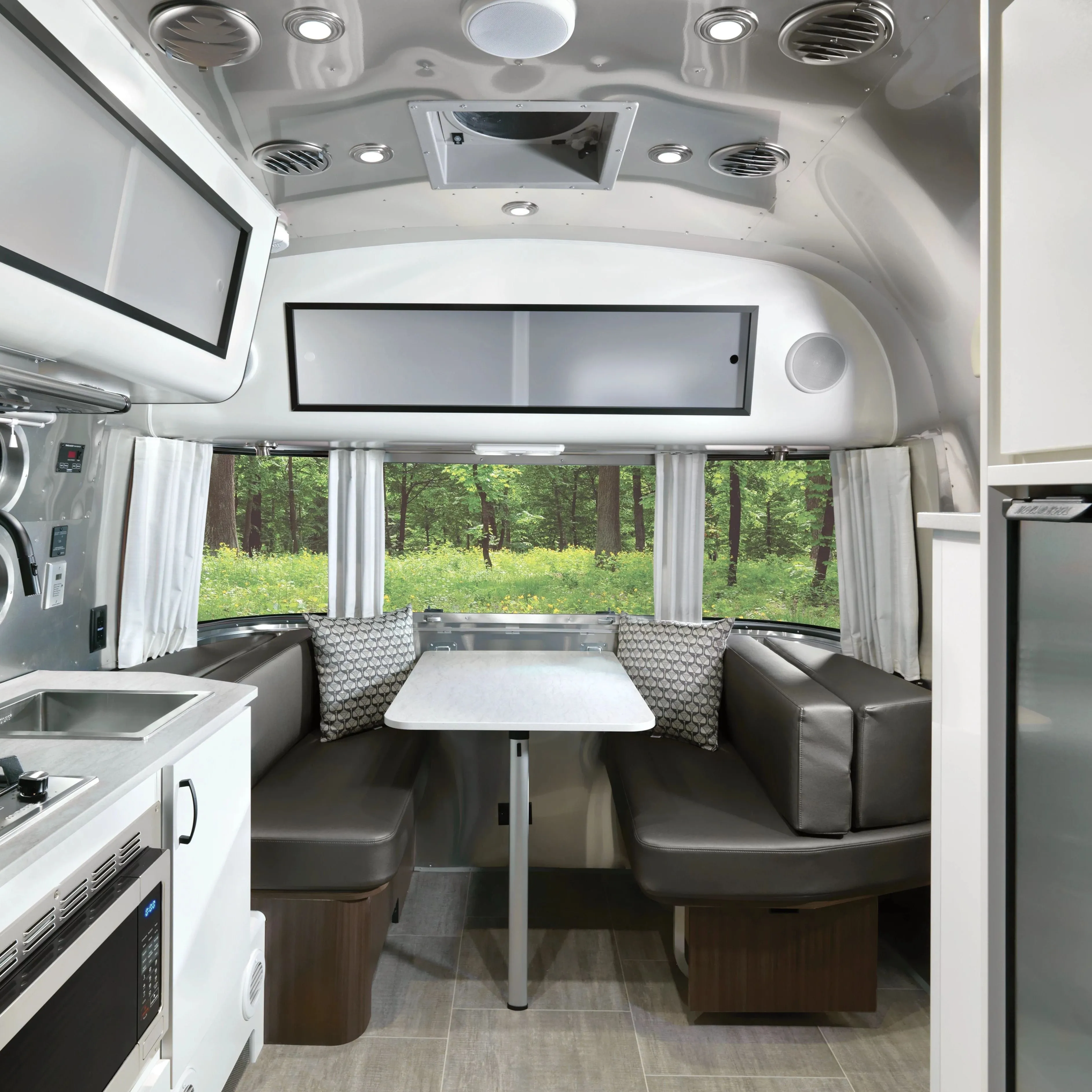 Airstream Solid Custom Curtains for Caravel Travel Trailers