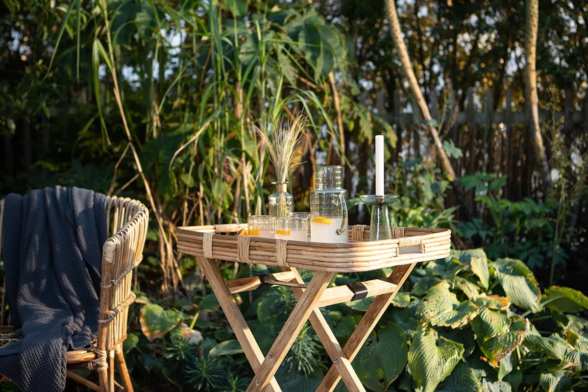 Alanchi Rattan Tray Table