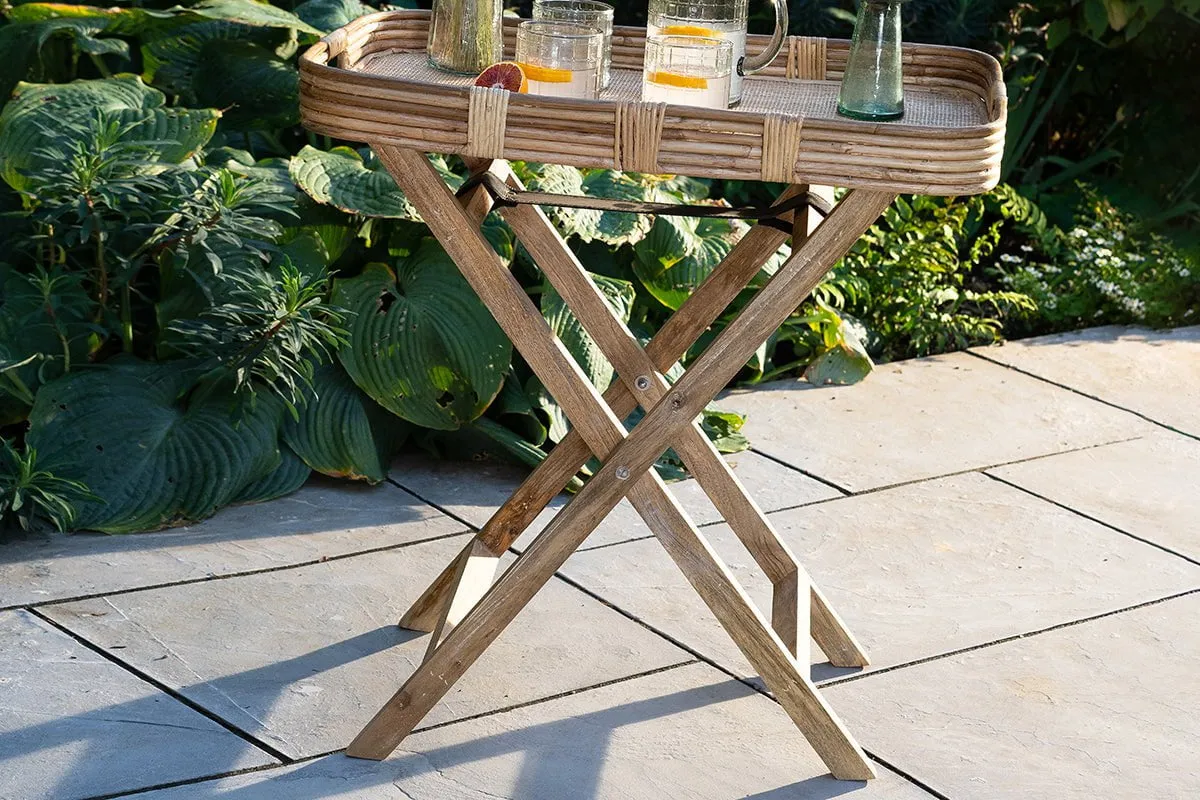 Alanchi Rattan Tray Table