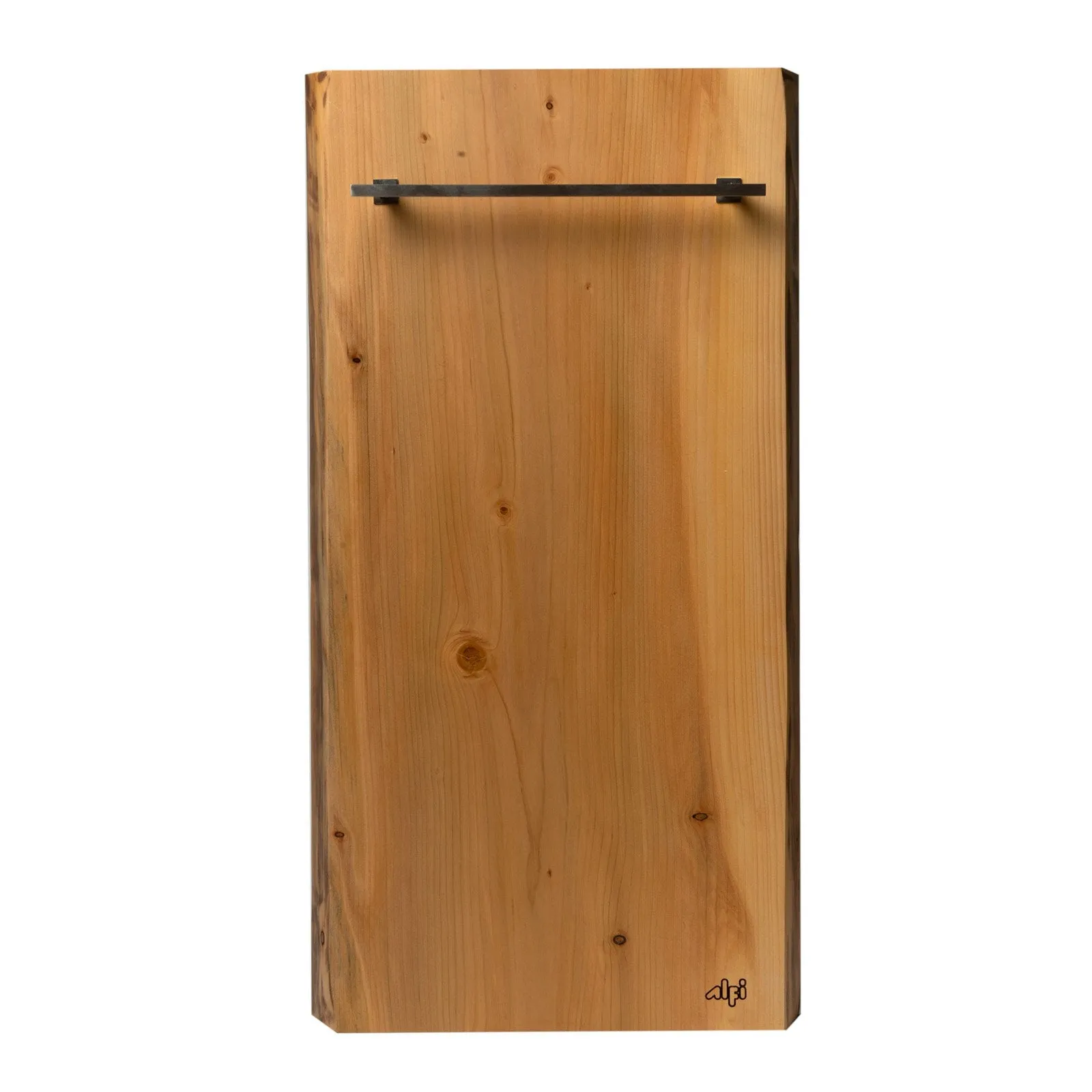 ALFI Brand ABTW1632V 16"x32" Live Edge Cedar Wood Towel Warmer