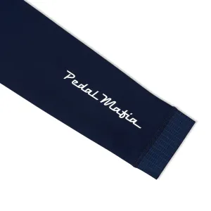 Arm Warmers -  Navy White V1