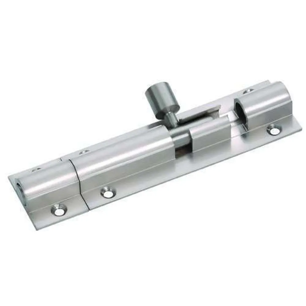 Barrel Bolt 2" Chrome Plated w/ Screws