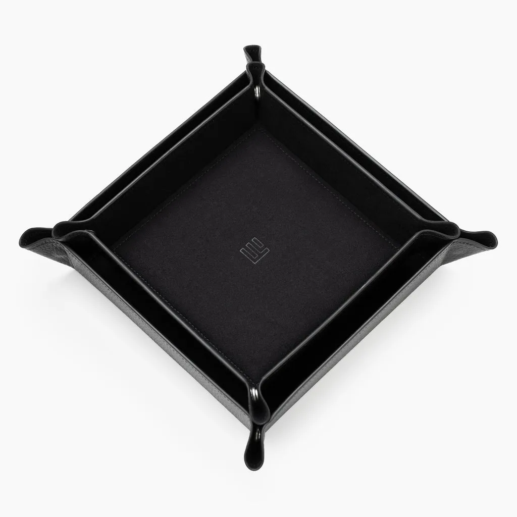 Black Epsom Valet Tray – Set