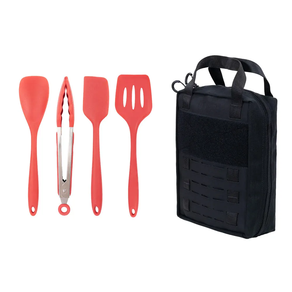 BROG - Cooking Kit Bag & Utensils Bundle