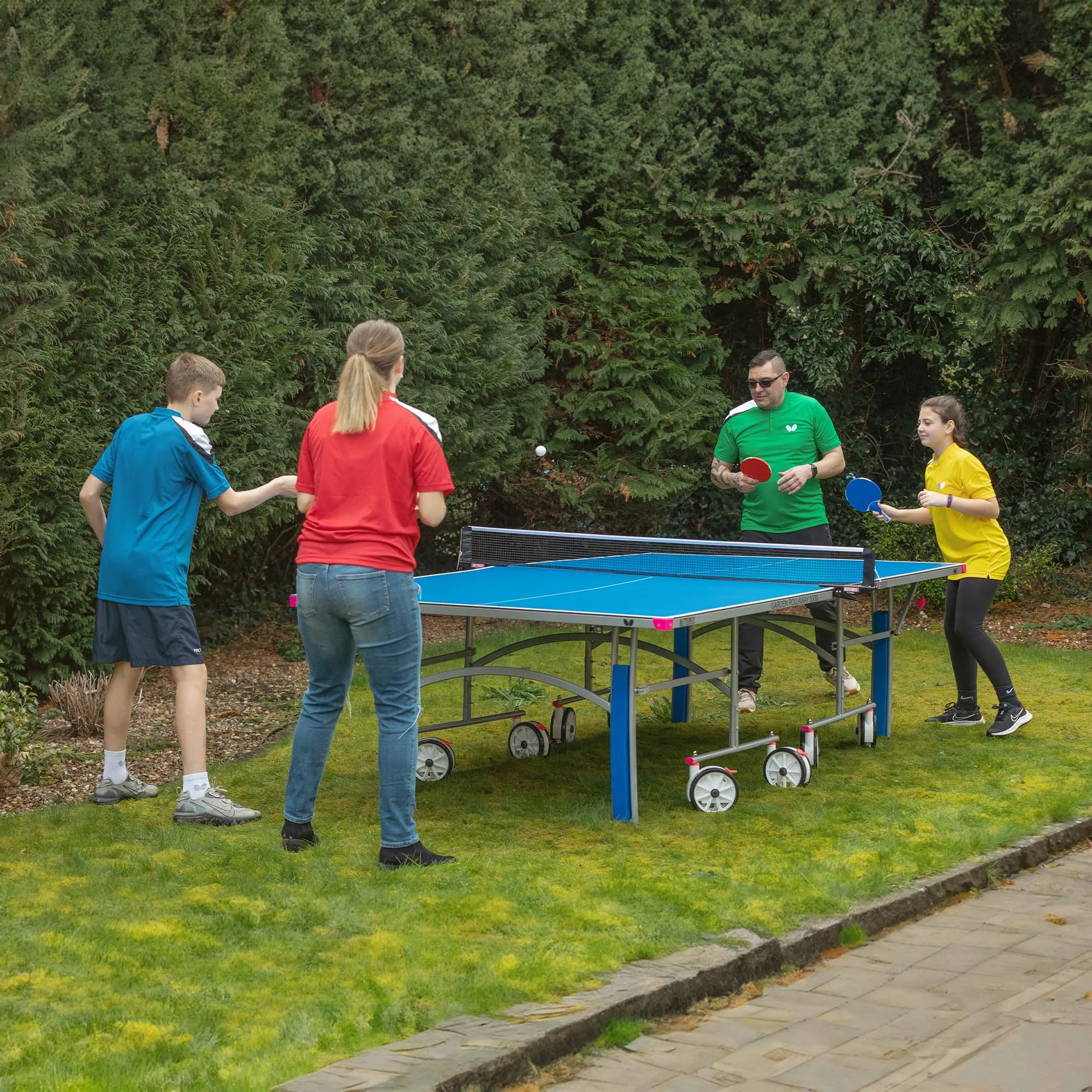 Butterfly Garden Rollaway 5000 Outdoor Table Tennis Table