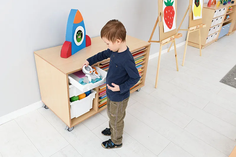 Cabinet for Paper Storage and Art Supplies