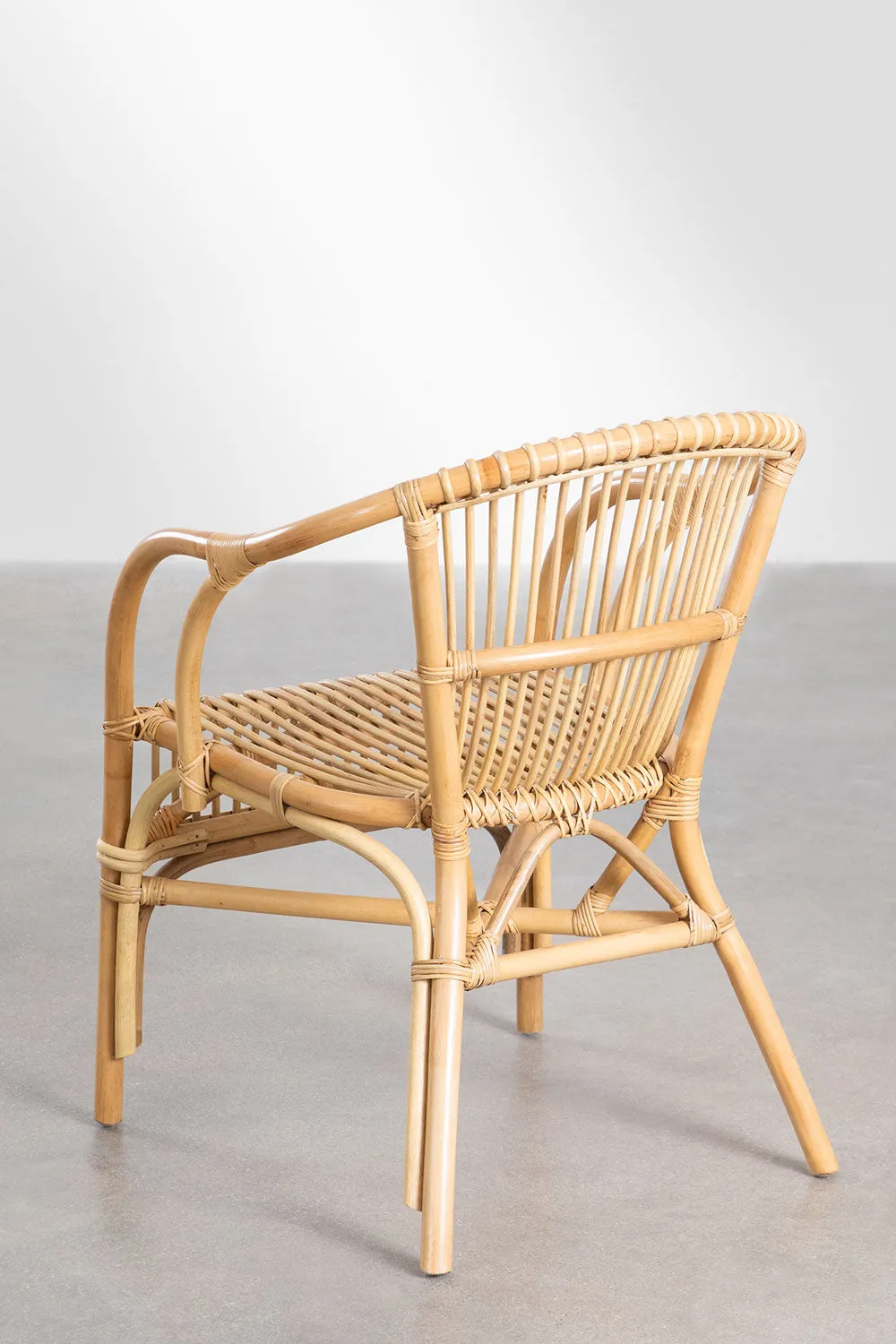 Cane chairs for Lounge | Bamboo Chairs for garden - Larisa