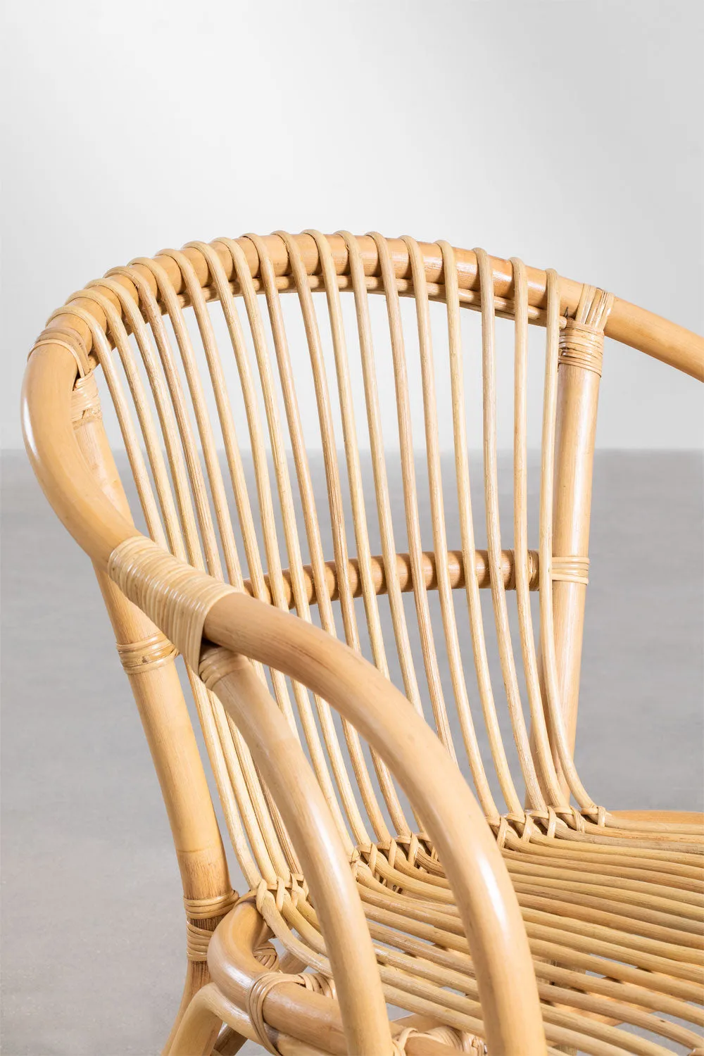 Cane chairs for Lounge | Bamboo Chairs for garden - Larisa