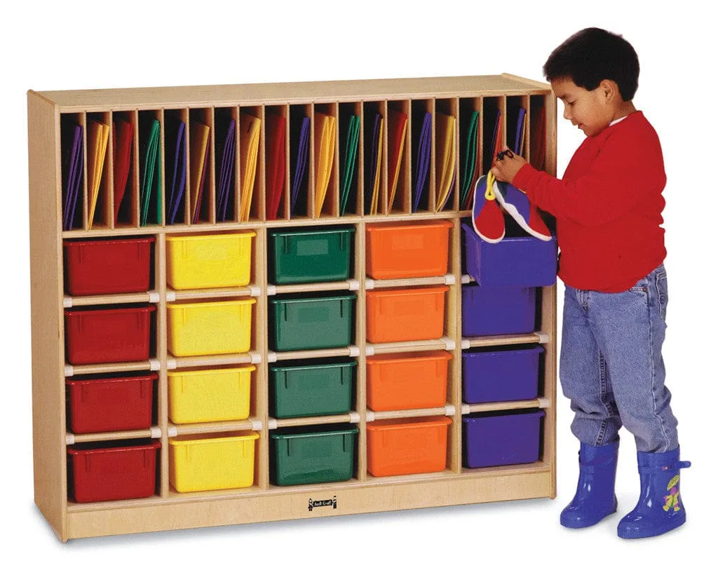 CLASSROOM ORGANIZER 20 bins and 20 slots by Jonti-Craft