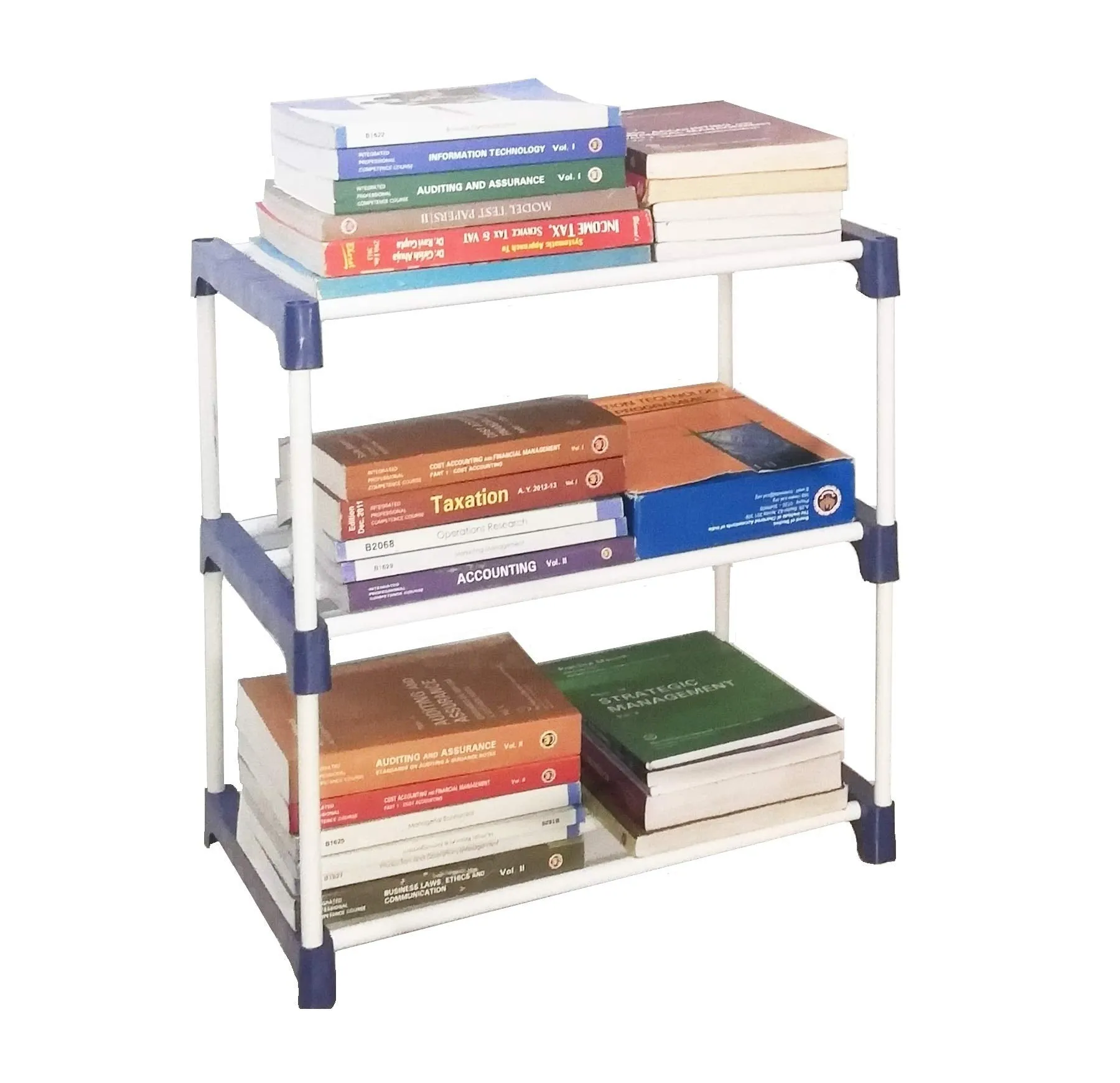 CMerchants Smart Buy Home Utility Multipurpose 3 Rack Book Shelf & Shoe Rack Organizer Stand