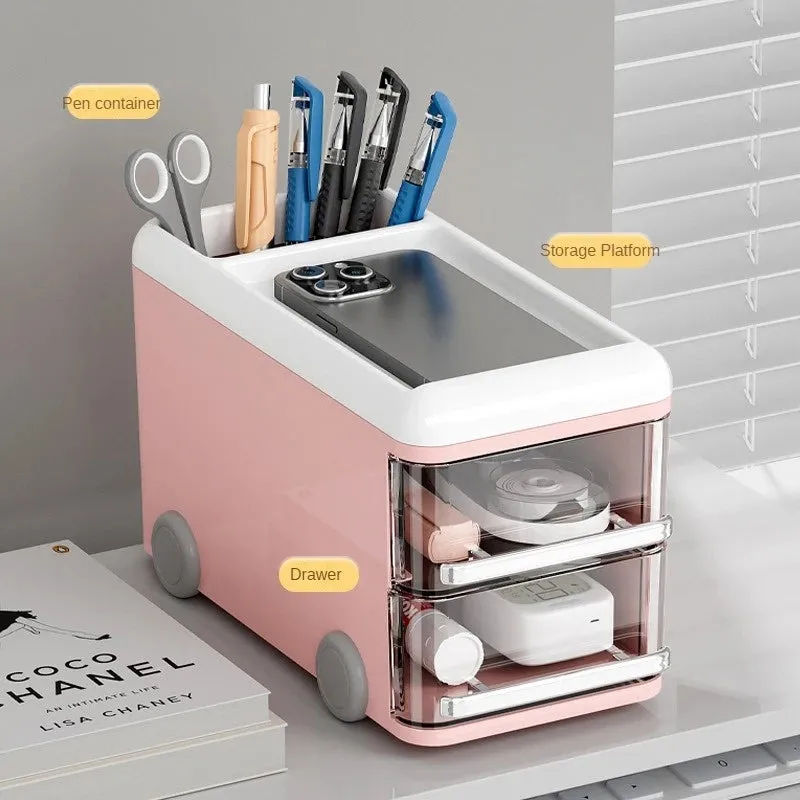 DESKTOP BUS SHAPE ORGANIZER