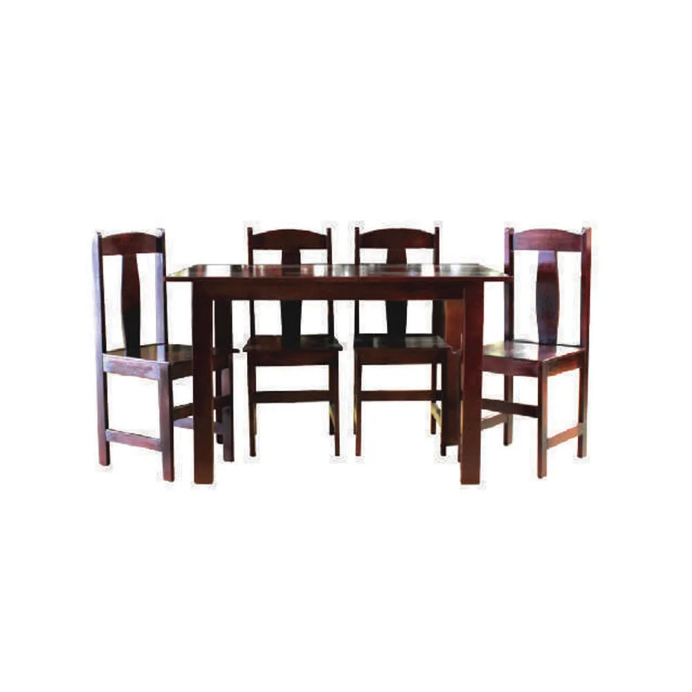 Diamex Dining Set Wooden 5pc 1210 x 81 x 76mm