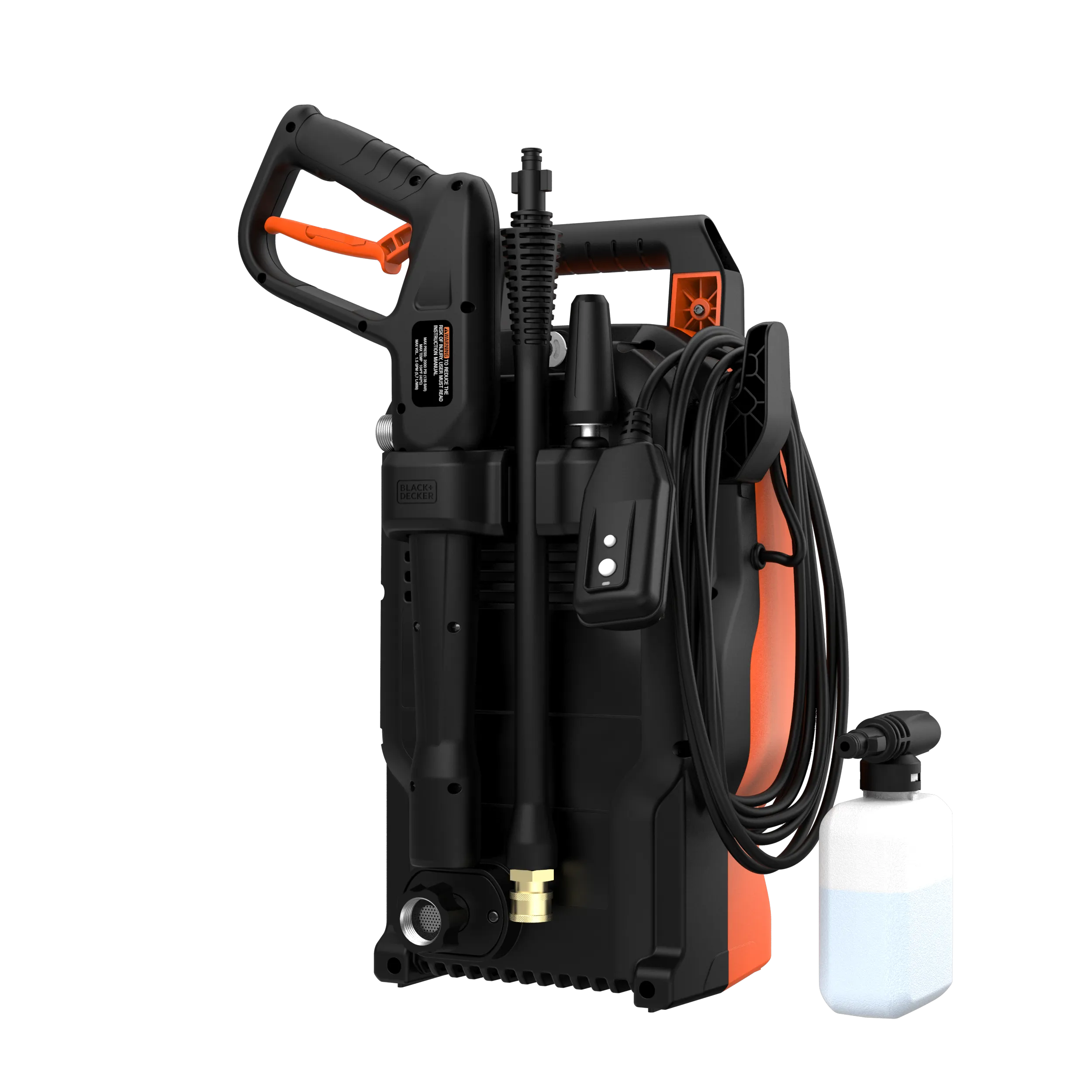 Electric Pressure Washer, Cold Water, 1700 PSI, 1.2 GPM