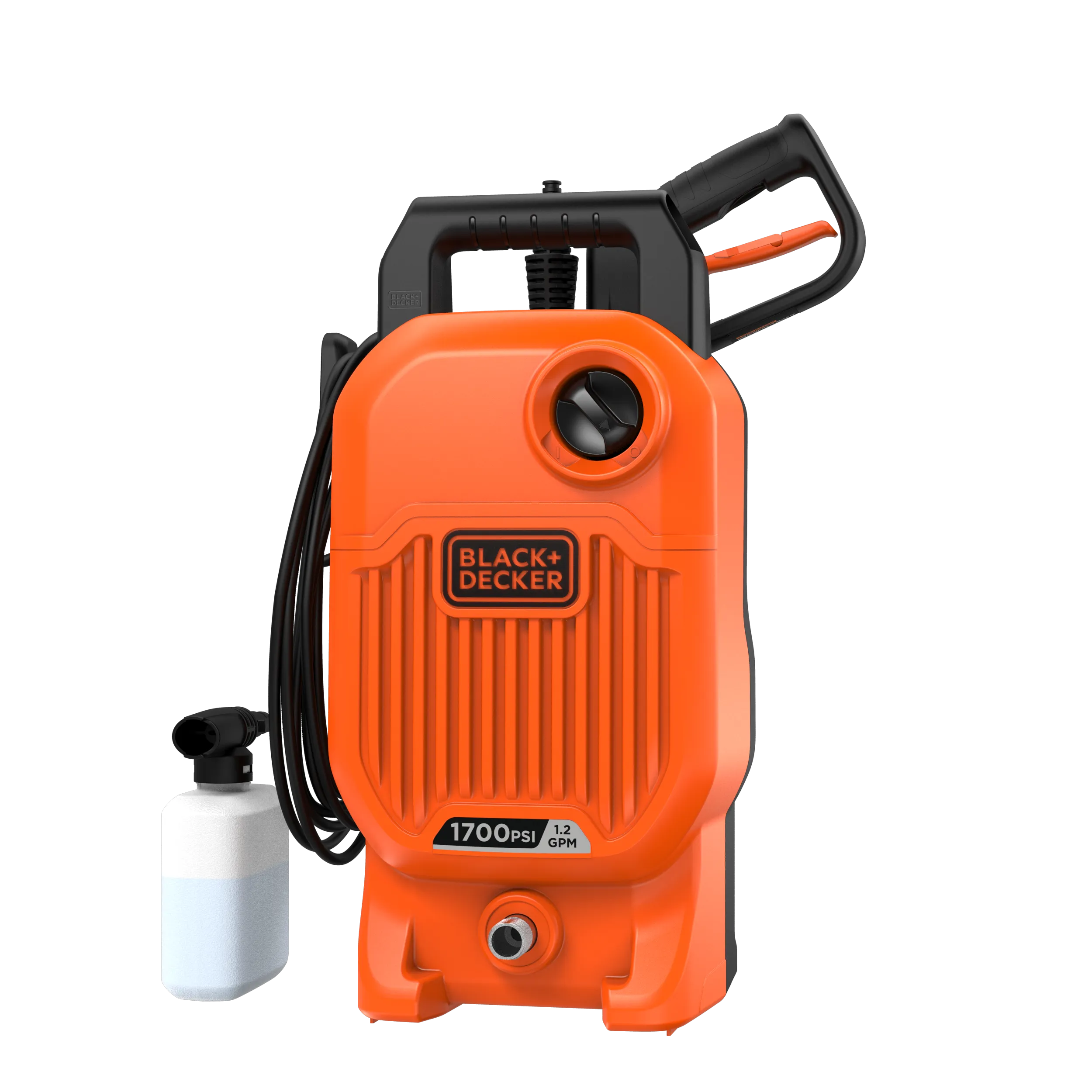 Electric Pressure Washer, Cold Water, 1700 PSI, 1.2 GPM