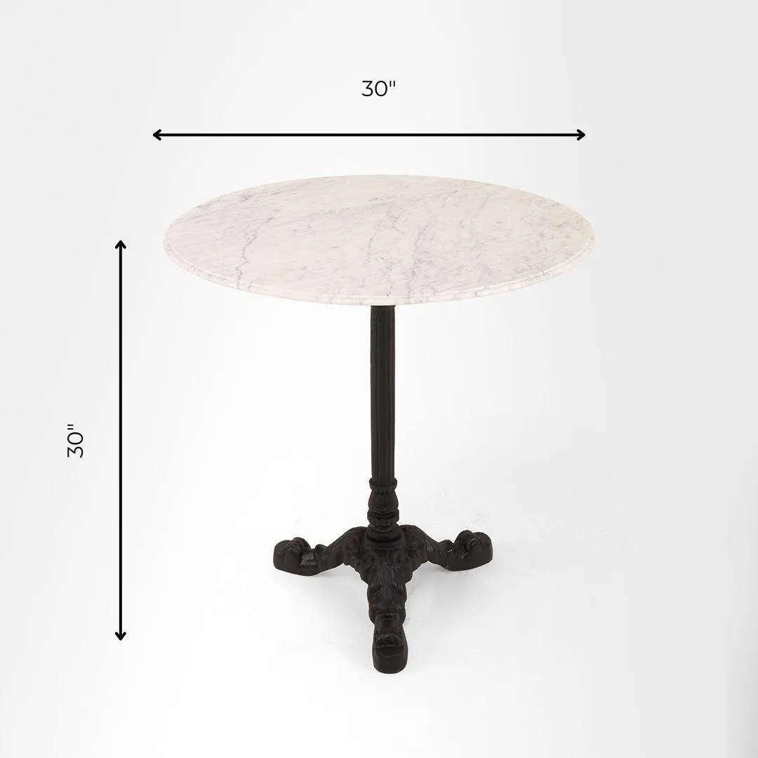 Ellis XI Cast Iron And Marble Table