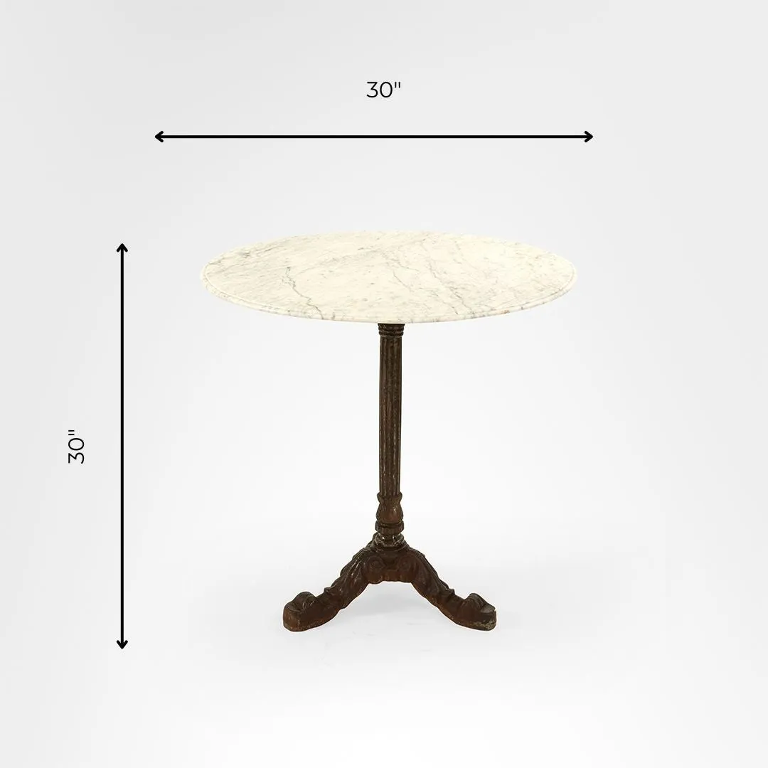 Ellis XI Cast Iron And Marble Table