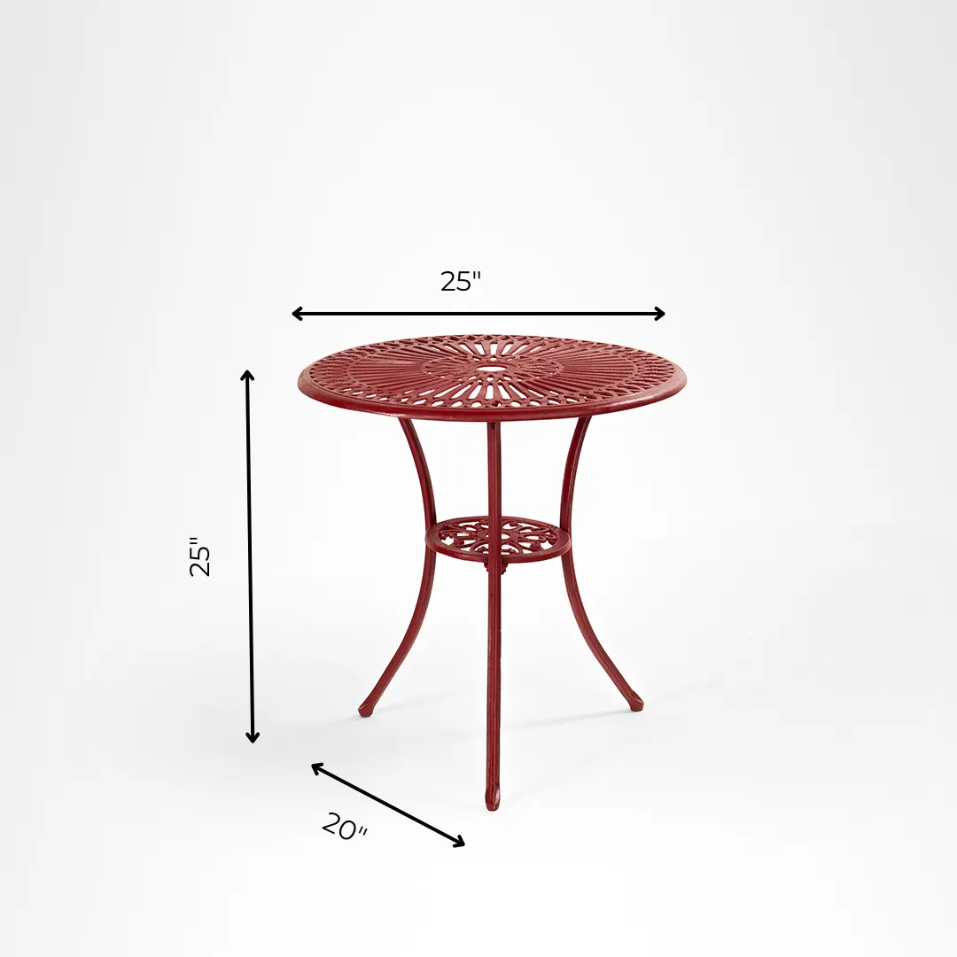 Ellis XVII Cast Aluminium Table