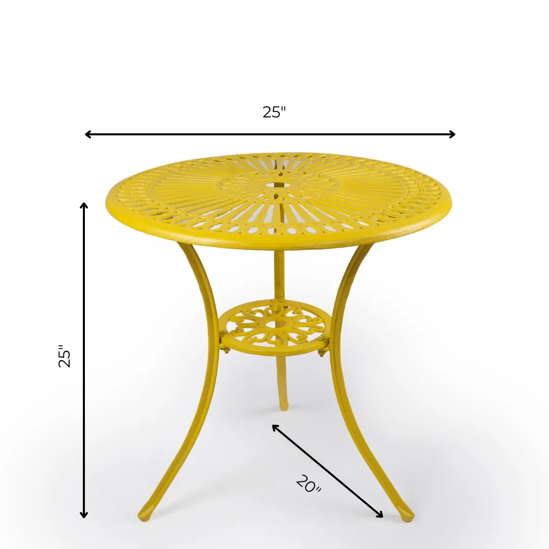 Ellis XVII Cast Aluminium Table