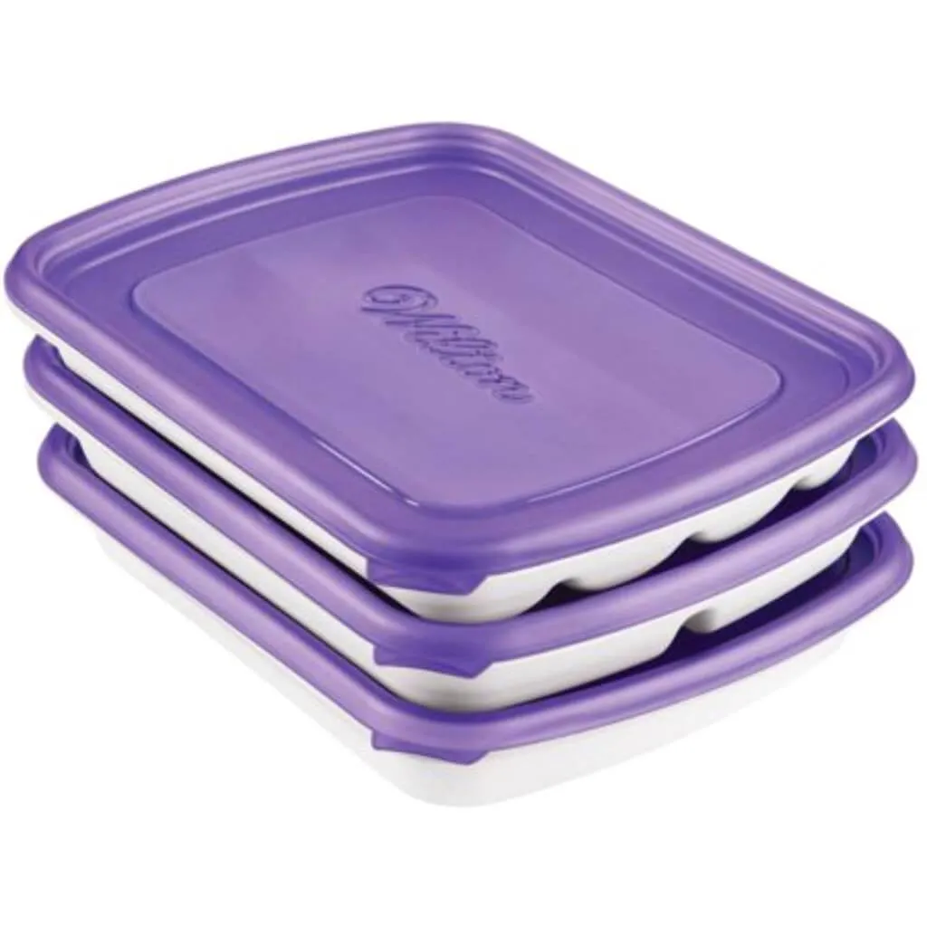 Form-N-Save Flower Storage Set Purple & White