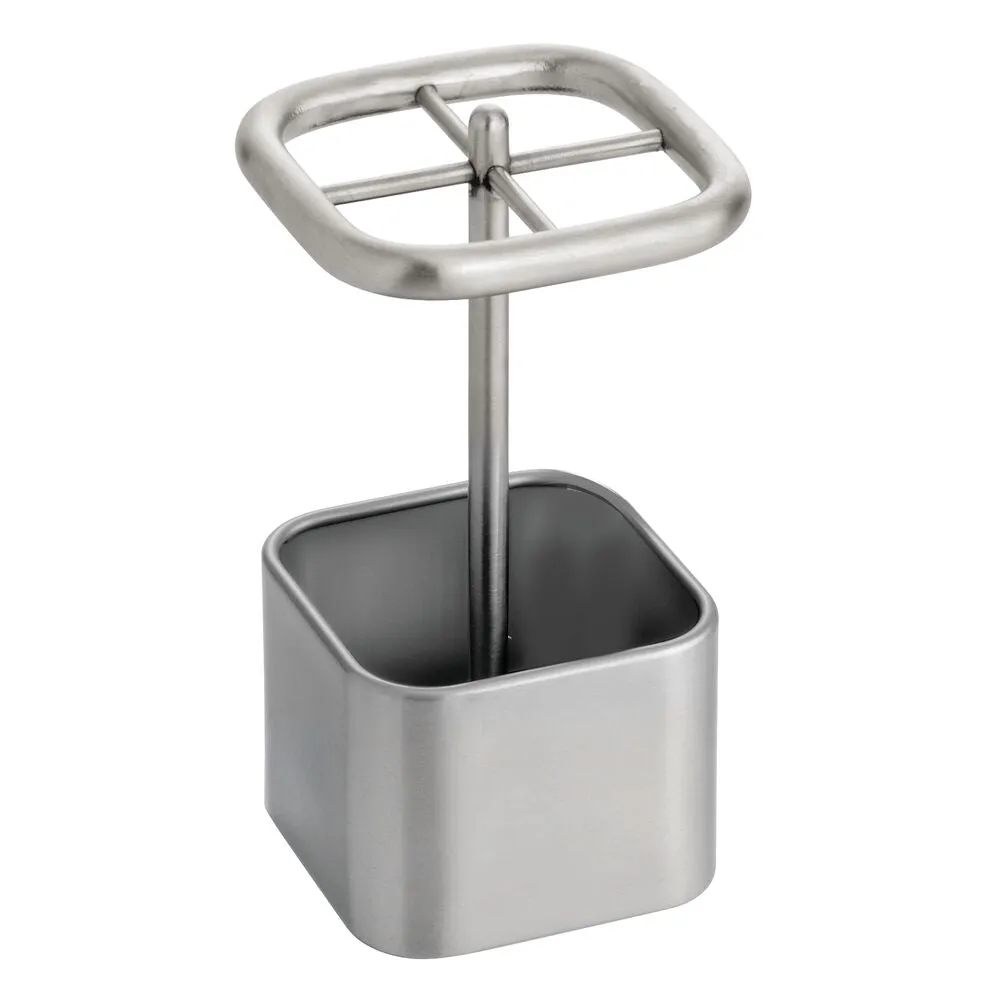 Gia Toothbrush Stand Brushed Stainless Steel