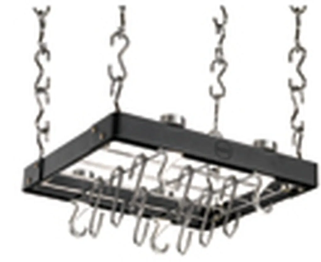 HAHN METRO CEILING RACK BLACK METAL