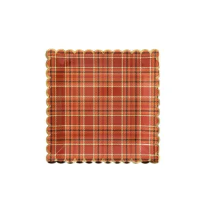 Harvest Plaid Plate