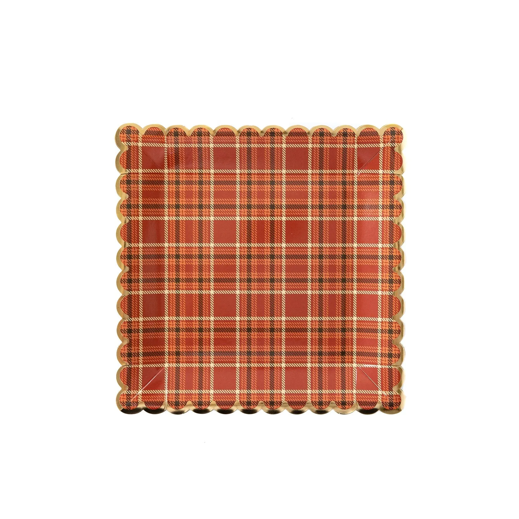 Harvest Plaid Plate