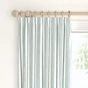 Heacham Stripe Dark Seaspray Curtains