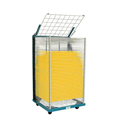 Industrial Multi-Rack Screen Printing Drying Racks