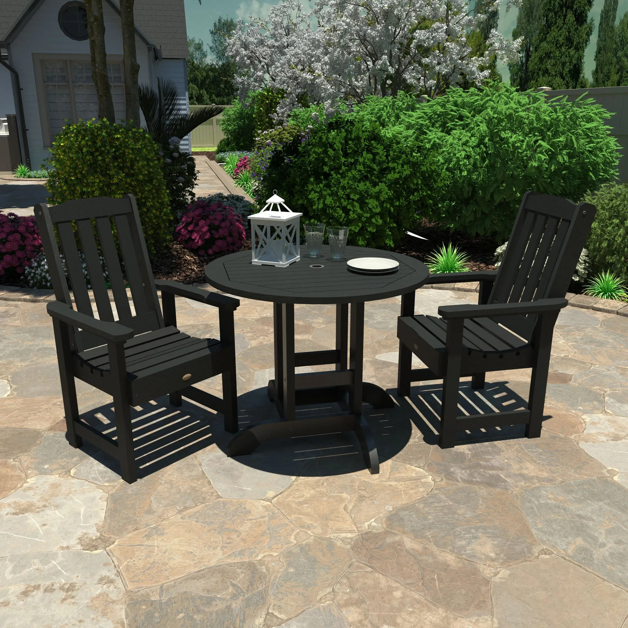 Lehigh 3pc 36in Round Dining Set - Dining Height