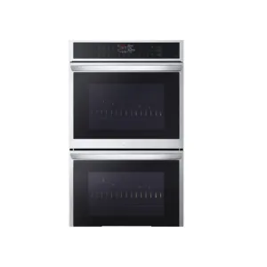 LG - 30" Smart Built-In Electric Convection Double Wall Oven with Air Fry - Stainless Steel Model:WDEP9423F