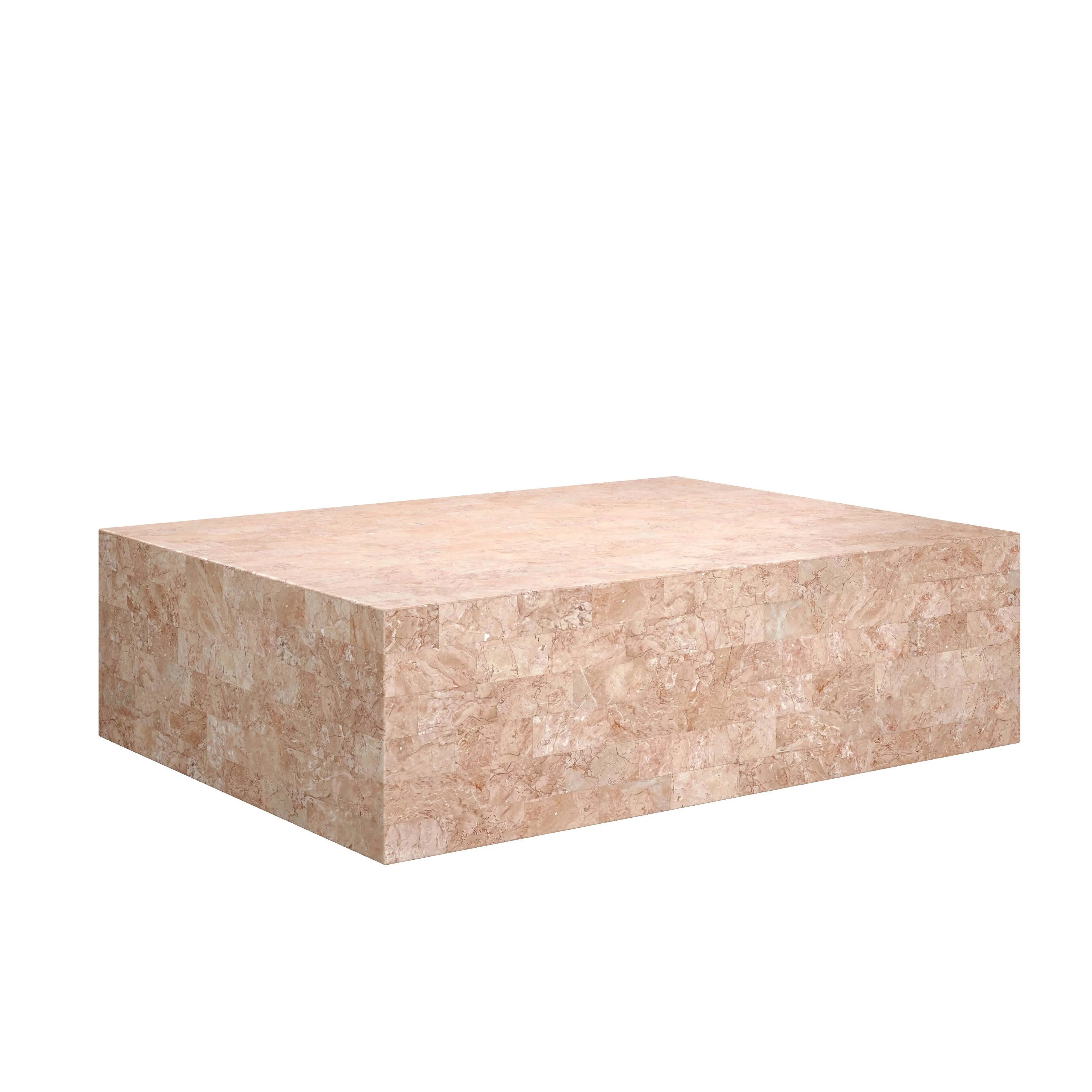 Mala Coffee Table, Rosé Stone