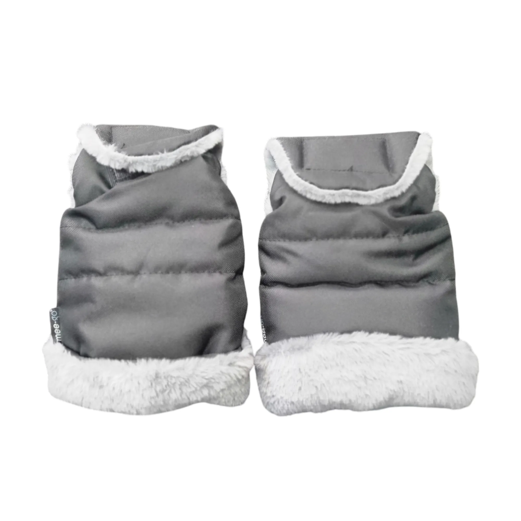 Mee-go Luxury Grey Universal Pushchair Fleece Lined Hand muff