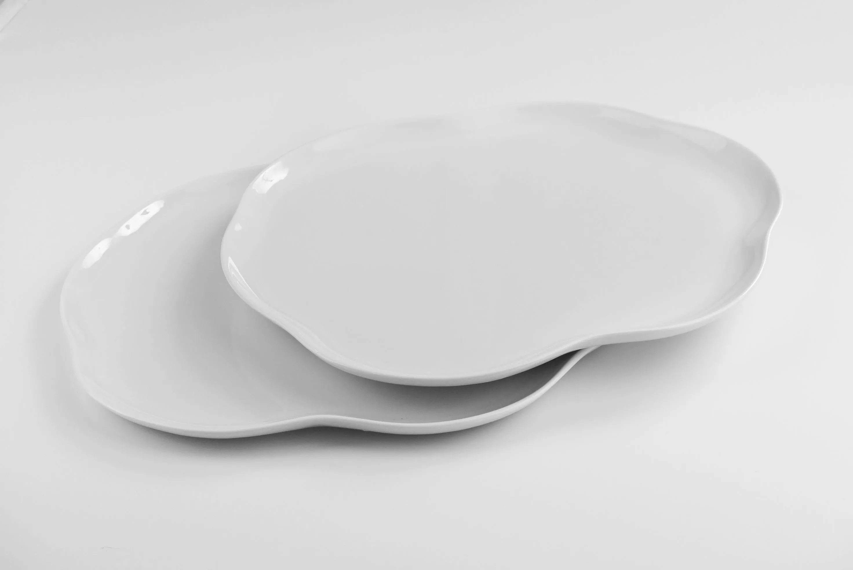 Organic Design Porcelain Platter - Set of 6