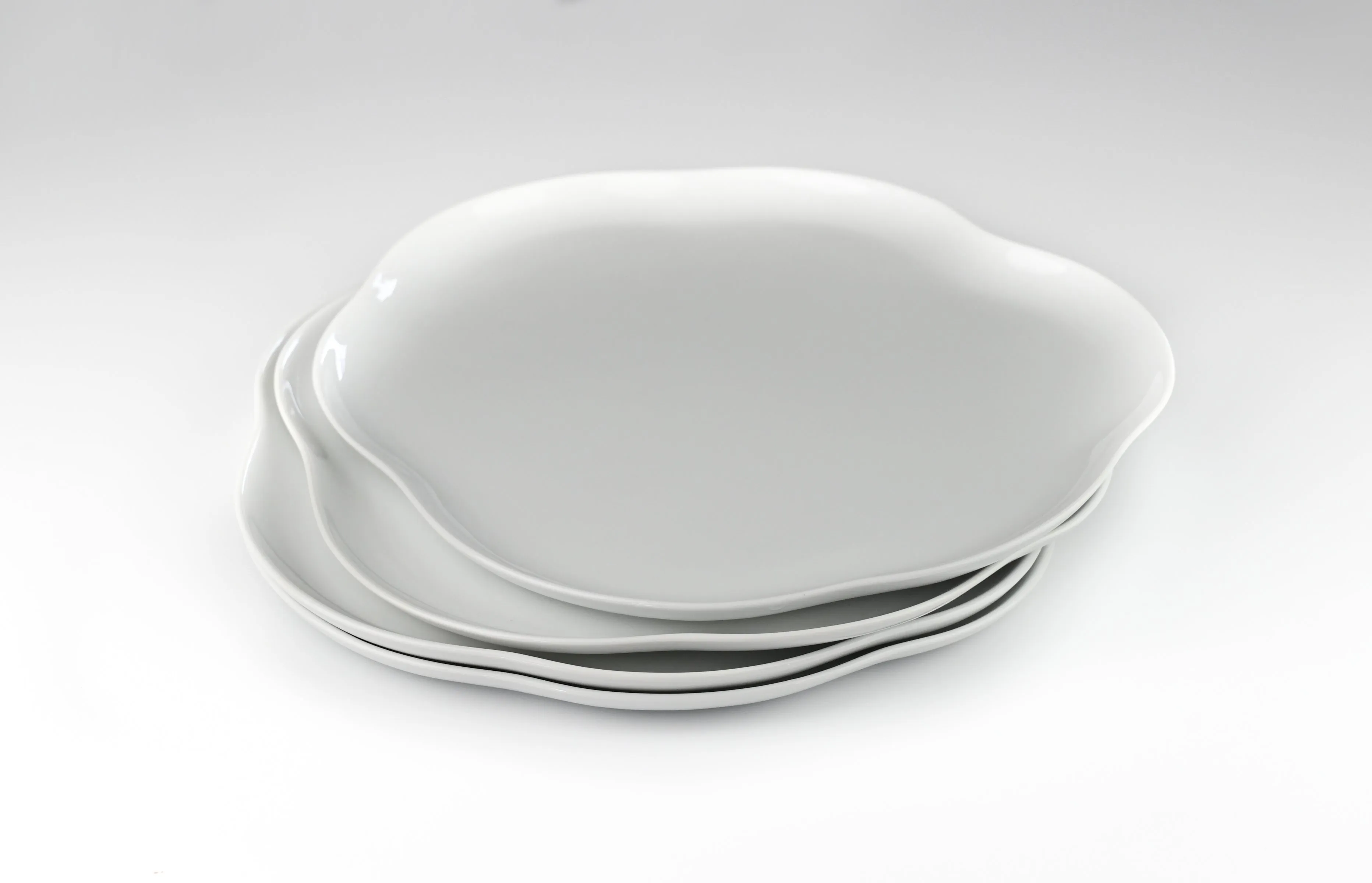 Organic Design Porcelain Platter - Set of 6