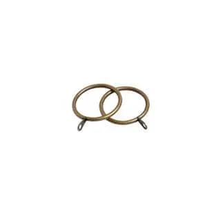 Pristine Curtain Rings - Antique Brass