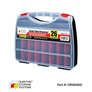 Quantum 26 Compartment Single Sided Organizer