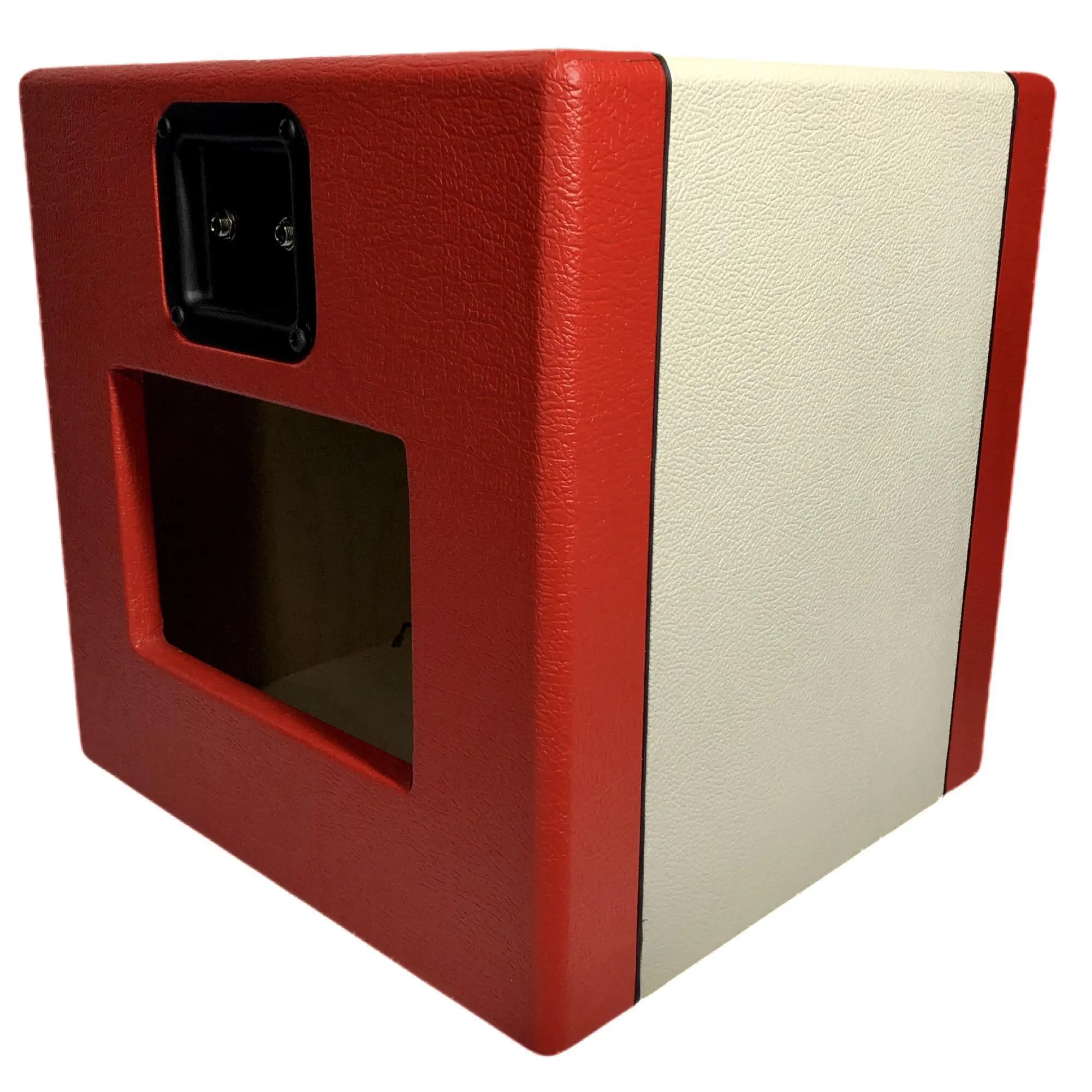 Sam Hill Custom Front Load Speaker Cabinet Red Multi 1x12"