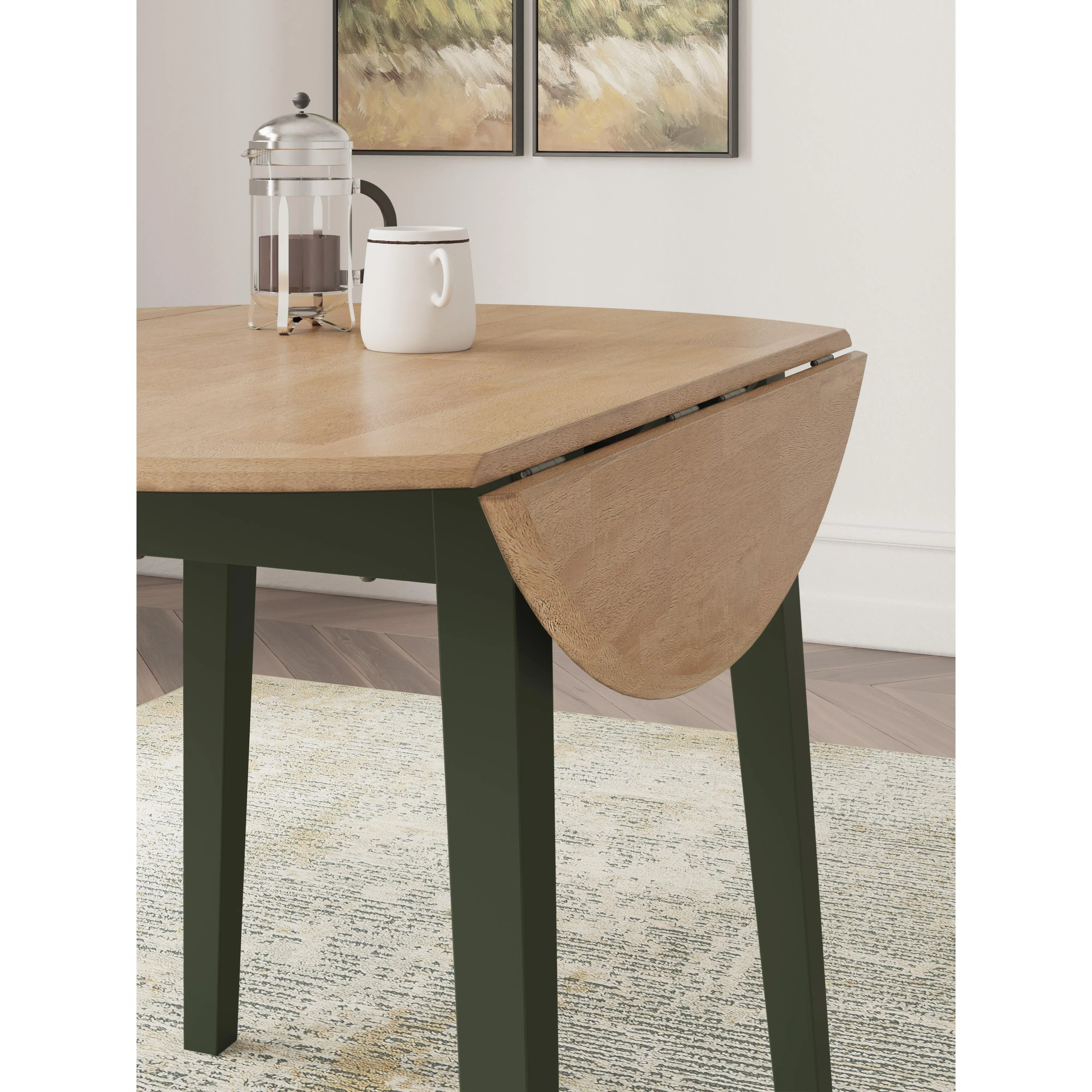 Signature Design by Ashley Round Gesthaven Dining Table D401-15