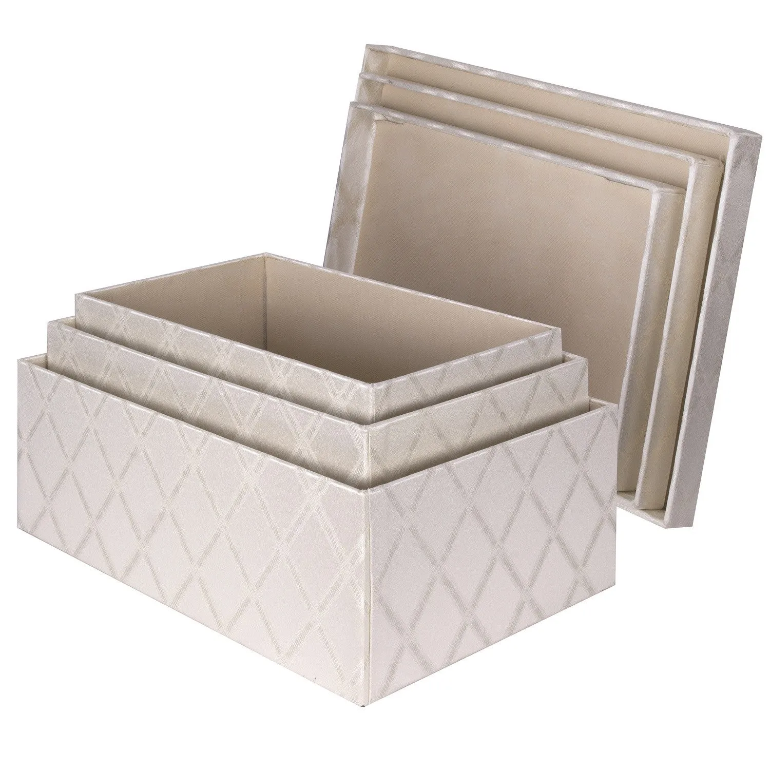 Storage Boxes set of 3, Galliana