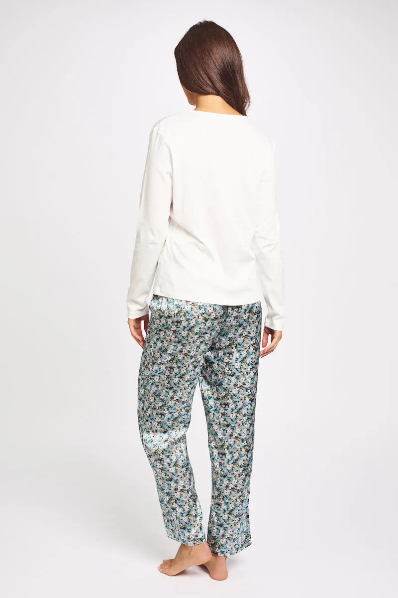 Supima Cotton Long Sleeve Top - Milk