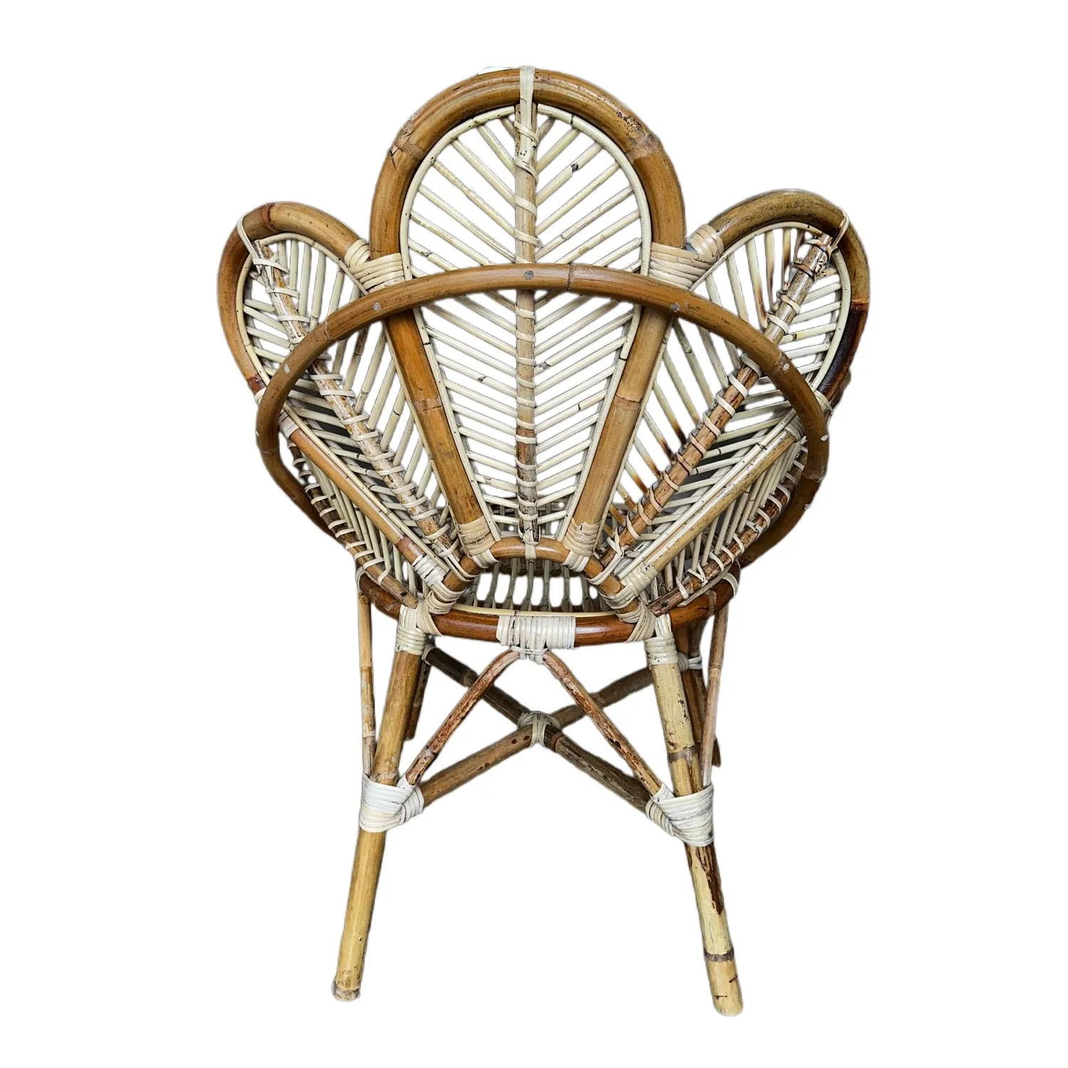 Sweetheart Flower Rattan Chairs