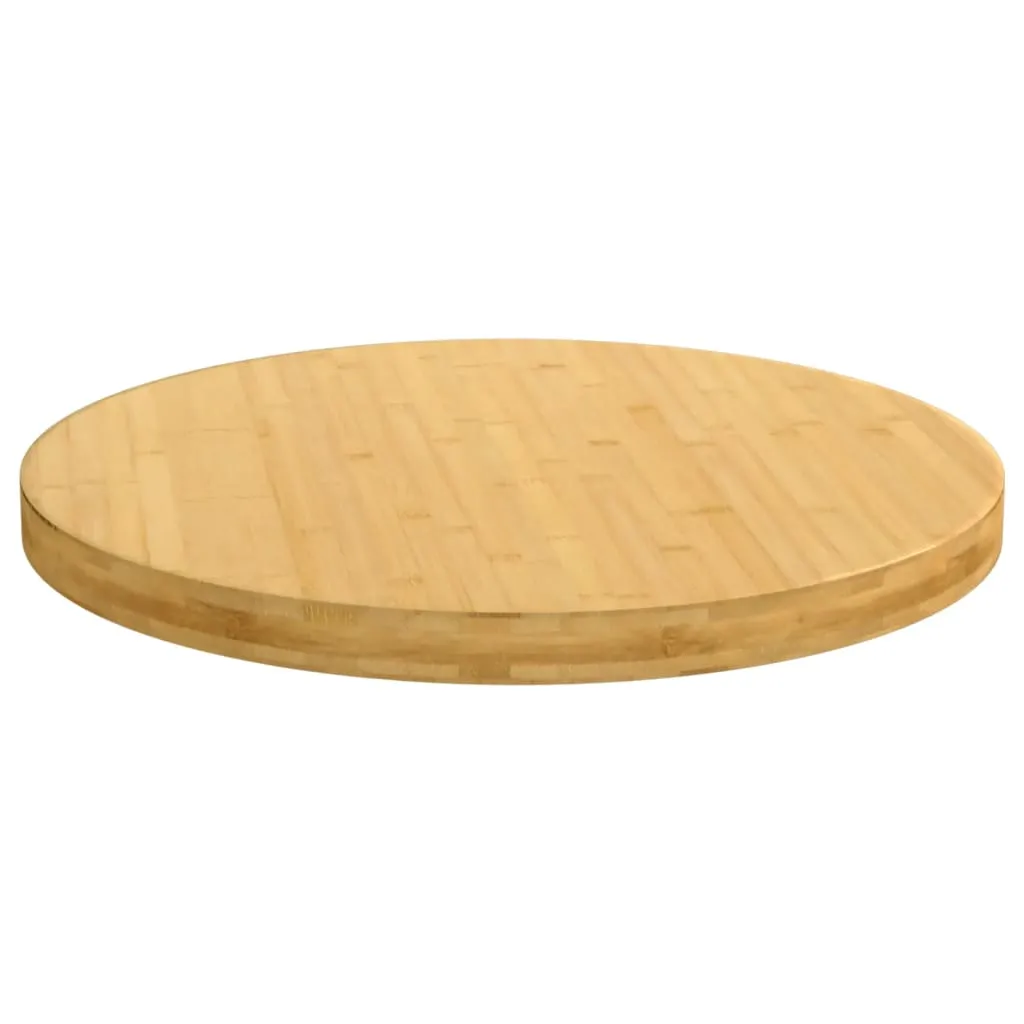 Table Top Ø70x4 cm Bamboo