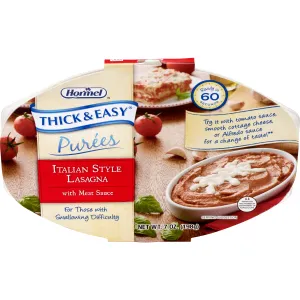 Thick & Easy® Purées Italian Style Beef Lasagna Purée, 7 oz. Tray