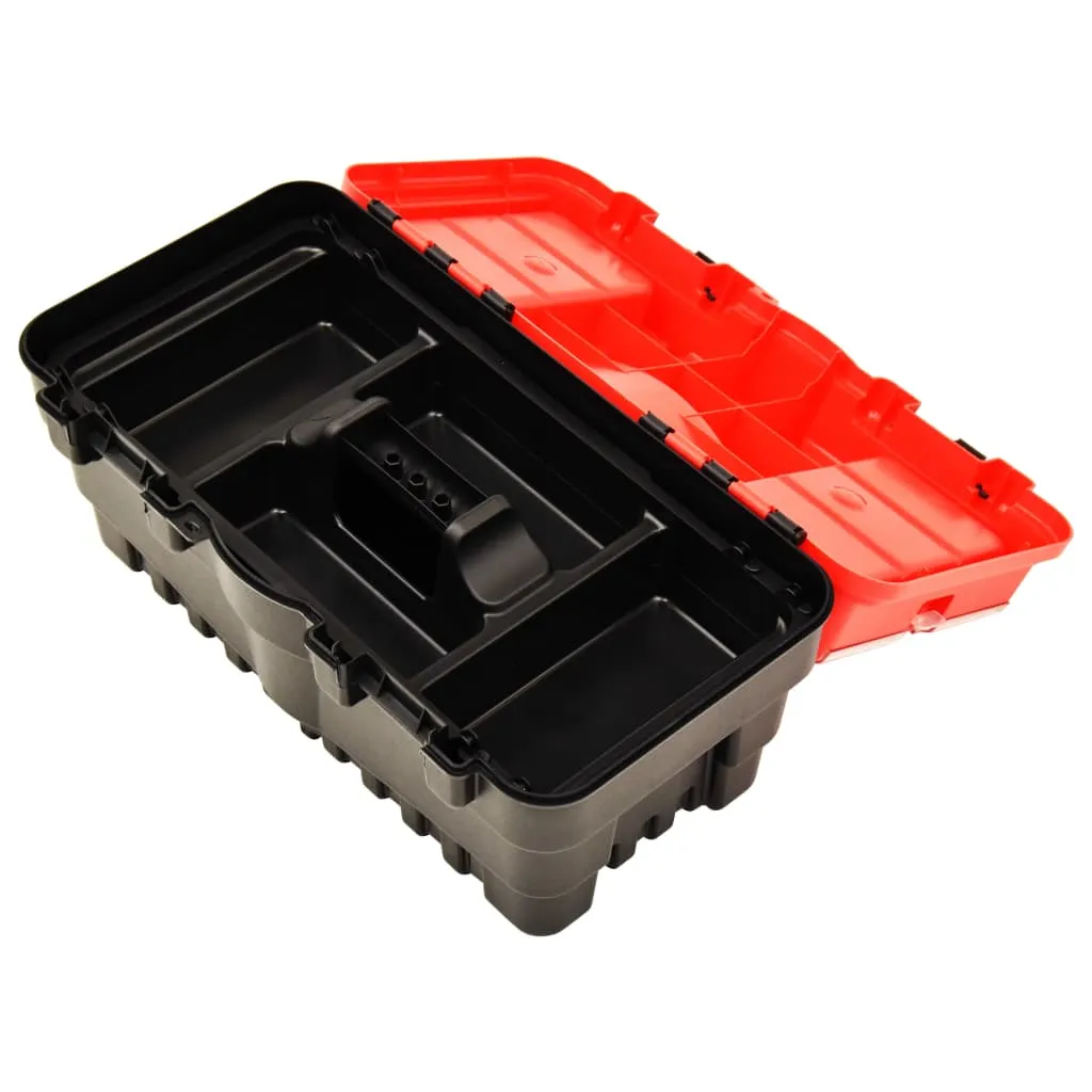 Tool Box Plastic 462x256x242 mm Red